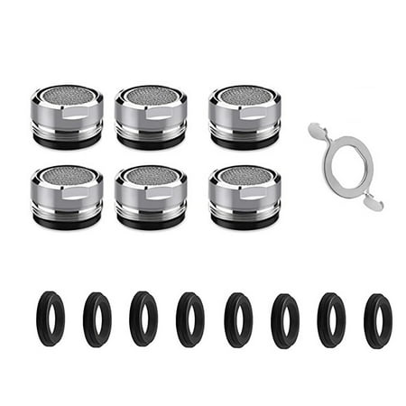 Tmosphere 1 Set Aerator Sink Replacement Stainless Steel Gasket Wrench Mesh Nozzles Anti-corrosion Waterproof for Kitchen Bathroom No.2
Tmosphere 1 Set Aerator Sink Replacement Stainless Steel Gasket Wrench Mesh Nozzles Anti-corrosion Waterproof for Kitchen Bathroom No.2