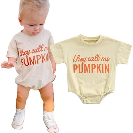 TheFound Newborn Infant Baby Girls Boys Halloween Romper Short Sleeve Pumpkin Letter Printed Jumpsuit Clothes
TheFound Newborn Infant Baby Girls Boys Halloween Romper Short Sleeve Pumpkin Letter Printed Jumpsuit Clothes