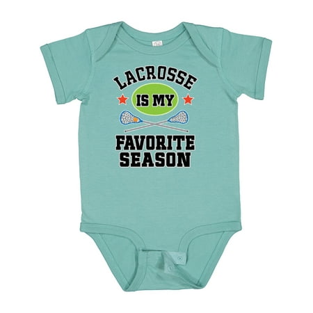 Inktastic Lacrosse is My Favorite Season Gift Baby Boy or Baby Girl Bodysuit
