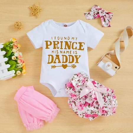 GRNSHTS 4Pcs Newborn Baby Girls Daddy s Princess Bodysuit +Tutu Pants Dress + Leg Warmers +Headband Outfits Set 12-18 Months
GRNSHTS 4Pcs Newborn Baby Girls Daddy s Princess Bodysuit +Tutu Pants Dress + Leg Warmers +Headband Outfits Set 12-18 Months