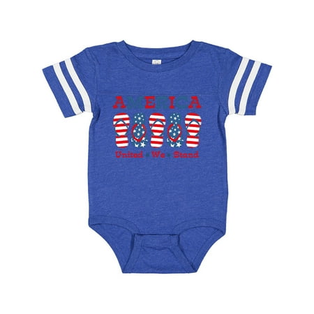 Inktastic Flip Flop America Gift Baby Girl Bodysuit