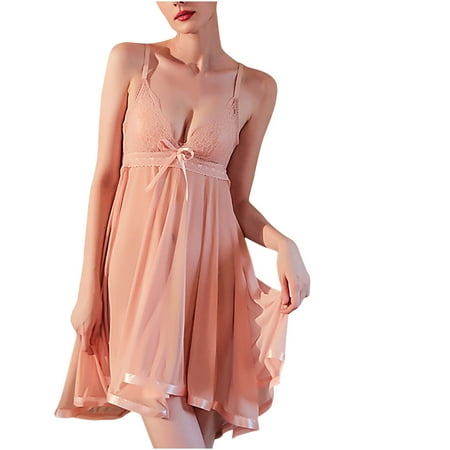 Womens Lingerie Sexy New Deep V Sexy Sling Pajamas Bowknot Mesh Lace Pajamas Large Size Home Wear Underwear Pajamas Plus Size Lingerie for Women Sexy Christmas Outfits for Women
Womens Lingerie Sexy New Deep V Sexy Sling Pajamas Bowknot Mesh Lace Pajamas Large Size Home Wear Underwear Pajamas Plus Size Lingerie for Women Sexy Christmas Outfits for Women