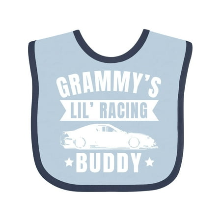 Inktastic Grammys Lil Racing Buddy Gift Baby Boy or Baby Girl Bib