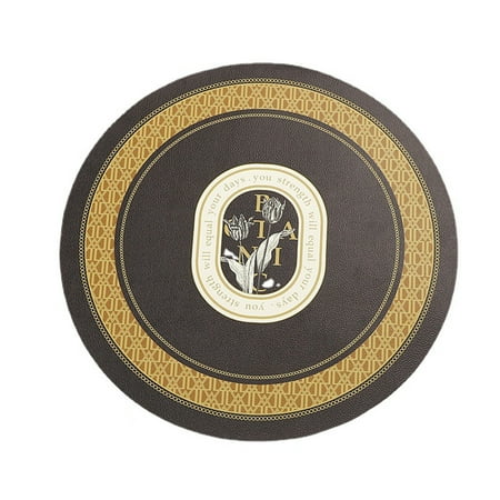 Yixx 1Pcs Tableware Mat Non-slip Anti-scald Portable Round Shape Beautiful Placemats Coaster Kitchen Supplies
Yixx 1Pcs Tableware Mat Non-slip Anti-scald Portable Round Shape Beautiful Placemats Coaster Kitchen Supplies