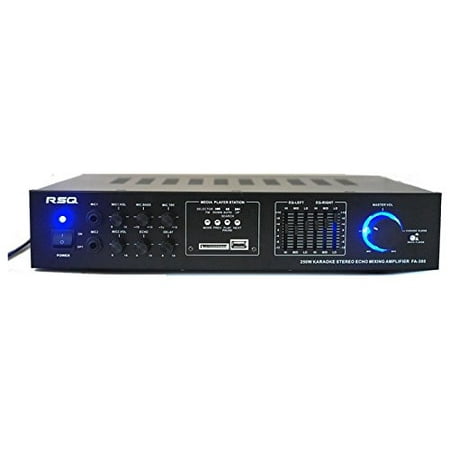 RSQ Audio FA300 Rsq 250w Karaoke Amp Bluetooth Usb Sd