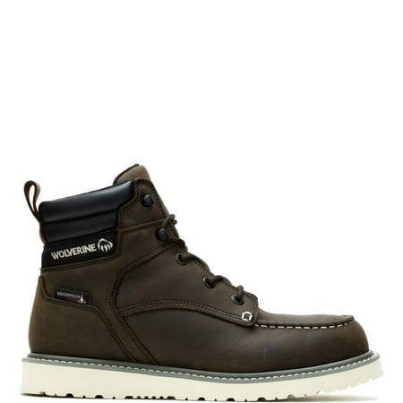 Wolverine Trade Wedge 6 Moc-Toe Work Boot Men Dark Brown