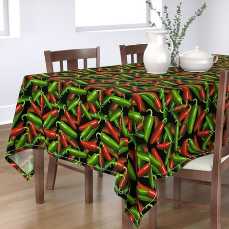 Cotton Sateen Tablecloth 70 x 144 - Peppers Hot Gardening Mexican Jalapenos Chilies Print Custom Table Linens by Spoonflower
Cotton Sateen Tablecloth 70 x 144 - Peppers Hot Gardening Mexican Jalapenos Chilies Print Custom Table Linens by Spoonflower