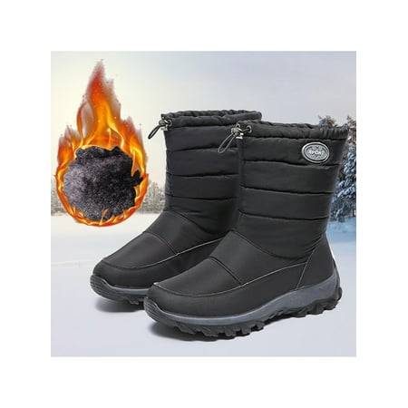 Woobling Women s Snow Boots Wide Width Winter Waterproof Sheos Warm Non Slip On Boot for Ladies
Woobling Women s Snow Boots Wide Width Winter Waterproof Sheos Warm Non Slip On Boot for Ladies