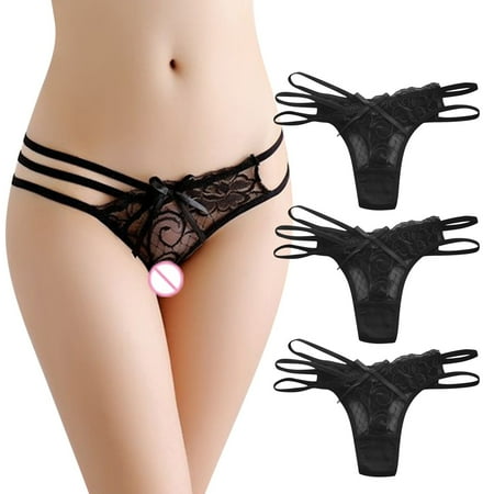 Zuwimk Panties For Women Sexy Women s Breathable Cotton Thong Panties Black One Size
Zuwimk Panties For Women Sexy Women s Breathable Cotton Thong Panties Black One Size