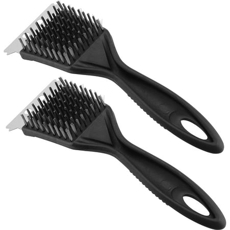 2 Pieces Long handle grill brush stainless steel bristle grill brush with heavy duty scrubber pad grill accessories steel wool scrubber scrubber grill durable cleaning tool for gas grill
2 Pieces Long handle grill brush stainless steel bristle grill brush with heavy duty scrubber pad grill accessories steel wool scrubber scrubber grill durable cleaning tool for gas grill