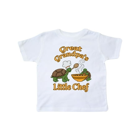 Inktastic Great Grandpa s Little Chef with Cute Turtles Gift Toddler Boy or Toddler Girl T-Shirt
Inktastic Great Grandpa s Little Chef with Cute Turtles Gift Toddler Boy or Toddler Girl T-Shirt