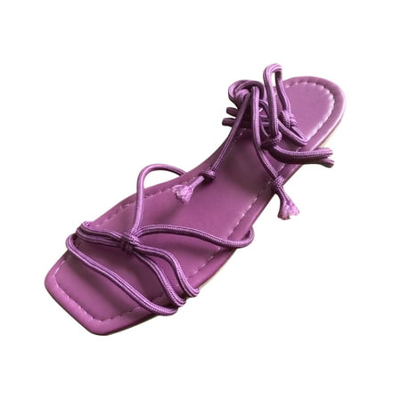 Womens Plus Knot Rope Beach Open Toe Cross Strap Flat Sandals Summer Open Toe Slide Sandals Comfortable Flats Flip-Flops Sandal Casual Platforms Wedge Sandals Boho Dressy Heeled Sandals A16276
Womens Plus Knot Rope Beach Open Toe Cross Strap Flat Sandals Summer Open Toe Slide Sandals Comfortable Flats Flip-Flops Sandal Casual Platforms Wedge Sandals Boho Dressy Heeled Sandals A16276