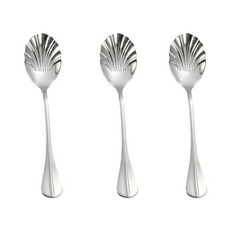 3 Pcs Stainless Steel Spoons Creative Shell Heads Style Long Handle Stirring Coffee Spoons for Milk Tea Cocktail Ice Cream (Silver)
3 Pcs Stainless Steel Spoons Creative Shell Heads Style Long Handle Stirring Coffee Spoons for Milk Tea Cocktail Ice Cream (Silver)