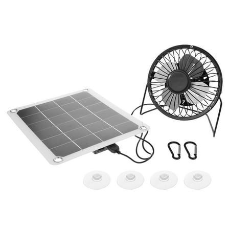 1 Set Solar Panel Fan Solar Powered Fan Solar Attic Fan Breeding Ventilator