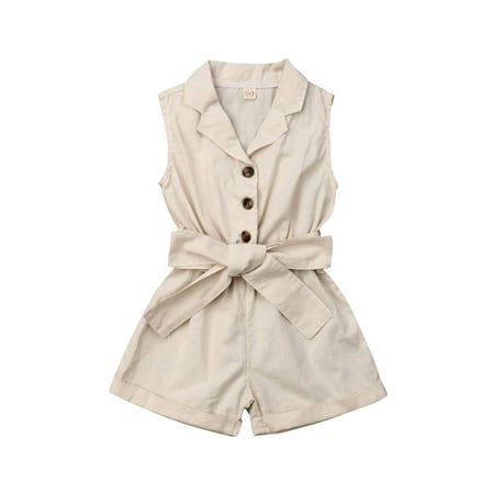 ZIYIXIN Toddler Kids Baby Girls Clothes Sleeveless Romper Jumpsuit Overalls Outfits Set Beige 4-5 Years
ZIYIXIN Toddler Kids Baby Girls Clothes Sleeveless Romper Jumpsuit Overalls Outfits Set Beige 4-5 Years