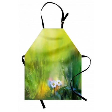 Flower Apron Oil Paint Print Daisies in Field Blurry Effects Nature Depiction Artistic Manner Unisex Kitchen Bib Apron with Adjustable Neck for Cooking Baking Gardening Green White by Ambesonne
Flower Apron Oil Paint Print Daisies in Field Blurry Effects Nature Depiction Artistic Manner Unisex Kitchen Bib Apron with Adjustable Neck for Cooking Baking Gardening Green White by Ambesonne