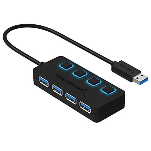 Sabrent Micro USB Cable with Voltage and Ampere Monitor 6 FT CB-MSCR