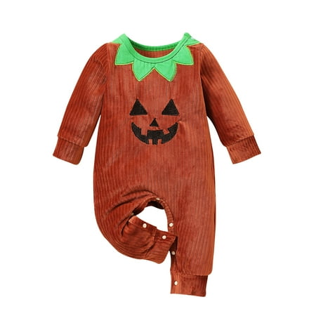 Sunisery Baby Halloween Long Sleeve Jumpsuit Round Neck Patchwork Snap Crotch Bodysuit
Sunisery Baby Halloween Long Sleeve Jumpsuit Round Neck Patchwork Snap Crotch Bodysuit