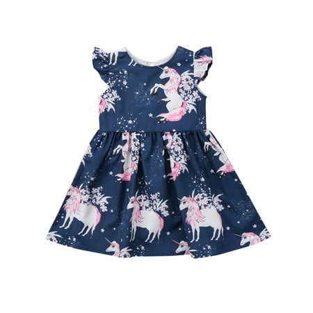 Baby Girl Blue Unicorn Printed Summer Skirt A Line Floral Animal Horse Party Dress Princess Dress Casual Dress Blue 1-2 Years
Baby Girl Blue Unicorn Printed Summer Skirt A Line Floral Animal Horse Party Dress Princess Dress Casual Dress Blue 1-2 Years