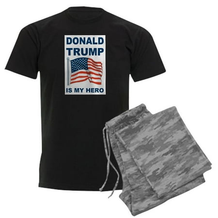 CafePress - Donald Trump Is My Hero Pajamas - Men s Dark Pajamas