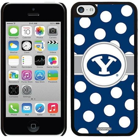 Brigham Young Polka Dots Design on iPhone 5c Thinshield Snap-On Case by Coveroo