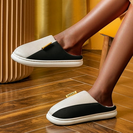 MRULIC slippers for women Flat Shoes SlipOn Keep Home Women Slippers Furry Shoes Couples Slippers Warm womens slippers house slippers for women Black + US:8.5
MRULIC slippers for women Flat Shoes SlipOn Keep Home Women Slippers Furry Shoes Couples Slippers Warm womens slippers house slippers for women Black + US:8.5