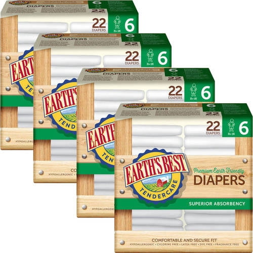 earth's best diapers size 6