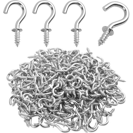 200pcs 20mm Small Screw in Eye Hooks Screw Eye Pins Ceiling Screw Hooks for Hanging Plants Mug Arts Decorations Silver
200pcs 20mm Small Screw in Eye Hooks Screw Eye Pins Ceiling Screw Hooks for Hanging Plants Mug Arts Decorations Silver