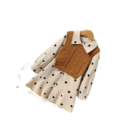 Casual Heart Print Collar Long Sleeve Multicolor Toddler Girls Two-piece Outfits (Girl s)
Casual Heart Print Collar Long Sleeve Multicolor Toddler Girls Two-piece Outfits (Girl s)
