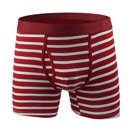 Men s Cotton Striped Boxer Briefs Anti-Chafing Moisture-Wicking Underwear Odor Control -1Pack
Men s Cotton Striped Boxer Briefs Anti-Chafing Moisture-Wicking Underwear Odor Control -1Pack