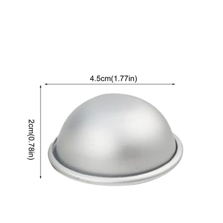 TANGNADE Semi-Circular Aluminum Alloy Cake Mold Chocolate Making Tools