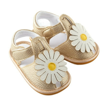 Binpure Baby Girls Soft Sole Sandals Summer Prewalker Causal Sunflower Patchwork Crib Shoes
Binpure Baby Girls Soft Sole Sandals Summer Prewalker Causal Sunflower Patchwork Crib Shoes