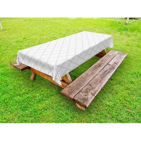 Grey Outdoor Tablecloth Simple Monochrome Patterns Geometric Linked Forms on Plain Background Modern Figures Decorative Washable Fabric Picnic Tablecloth 58 X 120 Inches White Gray by Ambesonne
Grey Outdoor Tablecloth Simple Monochrome Patterns Geometric Linked Forms on Plain Background Modern Figures Decorative Washable Fabric Picnic Tablecloth 58 X 120 Inches White Gray by Ambesonne