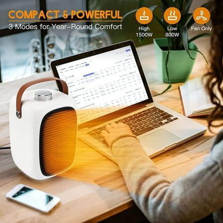 1000W Mini Space Heater, Small Portable Electric Heater Purpose For Office Home Desks Bathroom
1000W Mini Space Heater, Small Portable Electric Heater Purpose For Office Home Desks Bathroom