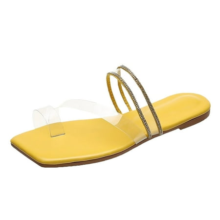 CLZOUD Womens Sandals Wide Yellow Fashion Shoes Supplier Woman Shoes Fashion Flat Shoes Casual 38
CLZOUD Womens Sandals Wide Yellow Fashion Shoes Supplier Woman Shoes Fashion Flat Shoes Casual 38