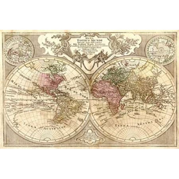 Totius Mundi Poster Print by Tina Carlson