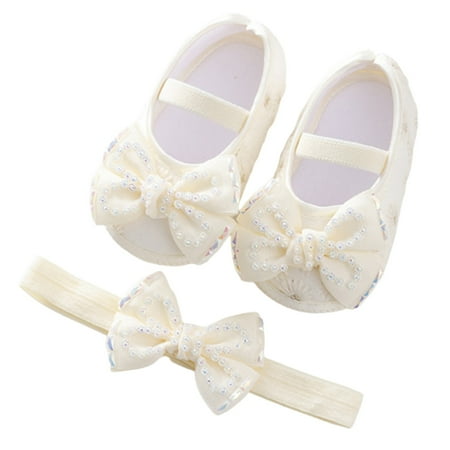TOWED22 Baby Shoes Soft Princess Shoes Baby Girls Boys Toddler Toddler Canvas Slip on Shoes Girls with Headband 4.5 Beige
TOWED22 Baby Shoes Soft Princess Shoes Baby Girls Boys Toddler Toddler Canvas Slip on Shoes Girls with Headband 4.5 Beige