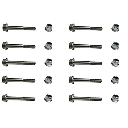 John Deere (10 PACK) Original Equipment 19M8321/14M7397 Screw and Nut Kit - 19M8321B