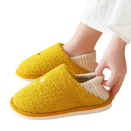 KYAIGUO Slippers for Women Men Non-slip Fluffy Winter House Bedroom Slippers Memory Foam Slippers with Warm Heel
KYAIGUO Slippers for Women Men Non-slip Fluffy Winter House Bedroom Slippers Memory Foam Slippers with Warm Heel