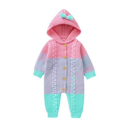 Toddler Girl Jumpsuit 2T Fall and Winter New Baby Knitted Color Matching Jumpsuit Climbing Clothes for Baby Girls Cute Bow Tie
Toddler Girl Jumpsuit 2T Fall and Winter New Baby Knitted Color Matching Jumpsuit Climbing Clothes for Baby Girls Cute Bow Tie