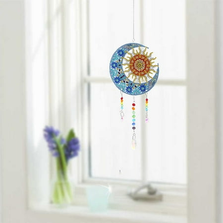 Home Decor Diamond Painting Point Drill Wind Chime Pendant Handmade DIY Pendant Crystal Door Decoration
Home Decor Diamond Painting Point Drill Wind Chime Pendant Handmade DIY Pendant Crystal Door Decoration