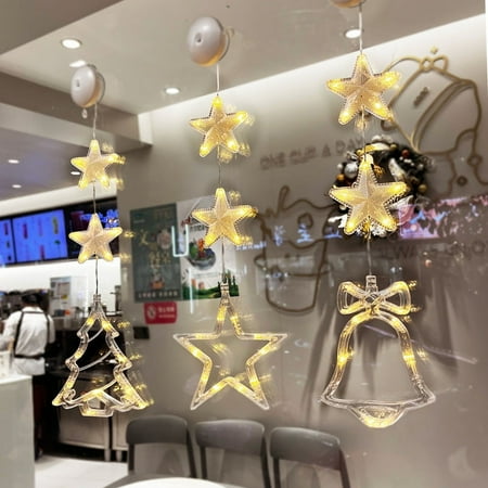 Stars Window Lights Stars Christmas Light Window Light Suction Cup Hanging Light for Indoor
Stars Window Lights Stars Christmas Light Window Light Suction Cup Hanging Light for Indoor
