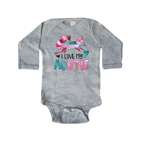 Inktastic I Love My Auntie Pink and Blue Fox with Hearts Gift Baby Boy or Baby Girl Long Sleeve Bodysuit
Inktastic I Love My Auntie Pink and Blue Fox with Hearts Gift Baby Boy or Baby Girl Long Sleeve Bodysuit