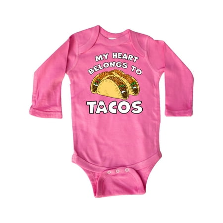 Inktastic My Heart Belongs to Tacos Gift Baby Boy or Baby Girl Long Sleeve Bodysuit
Inktastic My Heart Belongs to Tacos Gift Baby Boy or Baby Girl Long Sleeve Bodysuit