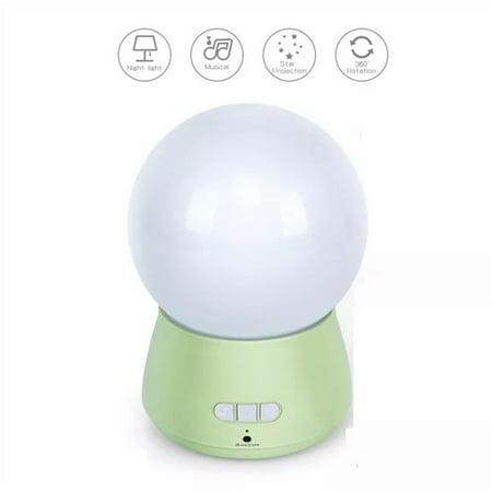 KEINXS LED Night Light 360 Degree Rotating Baby Music Projector Night Light Kids Sleep Light Green
KEINXS LED Night Light 360 Degree Rotating Baby Music Projector Night Light Kids Sleep Light Green
