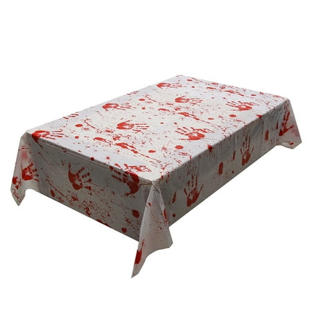 Chueow High-Quality Plastic Halloween Blood Handprint Tablecloth Halloween Decorations Blood Handprint Tablecloth锛02X51IN)
Chueow High-Quality Plastic Halloween Blood Handprint Tablecloth Halloween Decorations Blood Handprint Tablecloth锛02X51IN)