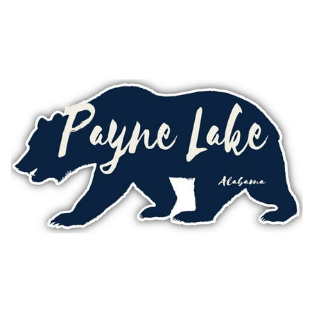 Payne Lake Alabama Souvenir 3x1.5-Inch Fridge Magnet Bear Design