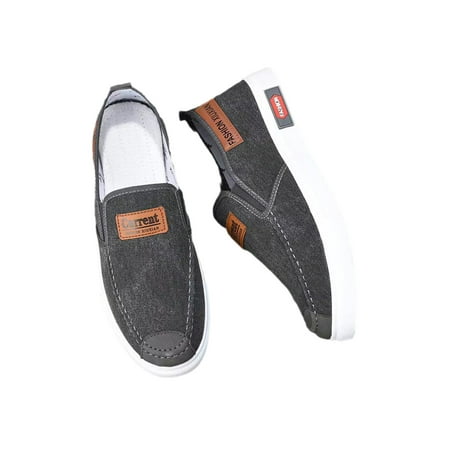 Daeful Mens Canvas Shoes Slip On Casual Shoe Flats Loafers Comfortable Round Toe Sneakers Men Lightweight Gray-3 6.5
Daeful Mens Canvas Shoes Slip On Casual Shoe Flats Loafers Comfortable Round Toe Sneakers Men Lightweight Gray-3 6.5