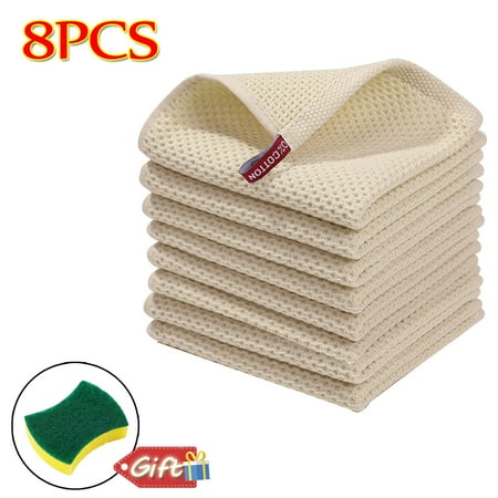 Dish Cloths For Washing Dishes Dishcloths For Kitchen Quick Dry Super Soft Dish Rags Fast Absorbent Reusable Dish Clothes(White 8PCS)
Dish Cloths For Washing Dishes Dishcloths For Kitchen Quick Dry Super Soft Dish Rags Fast Absorbent Reusable Dish Clothes(White 8PCS)
