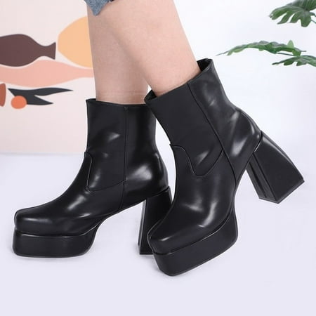 punk style autumn winter boots elastic microfiber shoes woman ankle boots high heels black thick platform long knee high boots
punk style autumn winter boots elastic microfiber shoes woman ankle boots high heels black thick platform long knee high boots